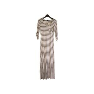 Womens‎ CKW Maxi Dress Tan/ Brown Stripe Size Large